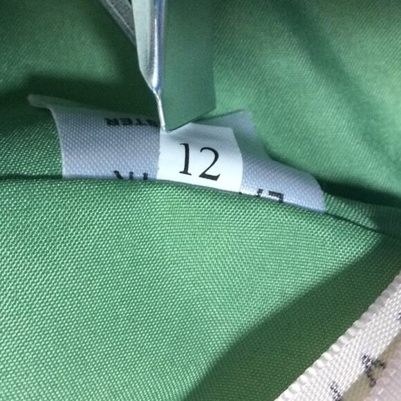 FORMAL PARTY SZ 12 L green cold shoulder lace up bridesmaid maxi dress NEW B125 - Picture 8 of 10